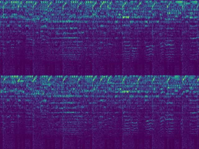 Absolute, non-causal spectrogram